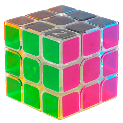 Z Cube 3x3 Disco Cube Clear Transparent → MasterCubeStore Z Cube 3x3 Disco Cube Clear Transparent → MasterCubeStore