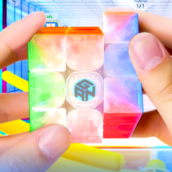 GAN 15 MagLev 3x3 Transparent UV Coated - 10th Ann → MasterCubeStore