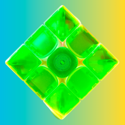 GAN 15 MagLev 3x3 Transparent UV Coated - 10th Ann → MasterCubeStore