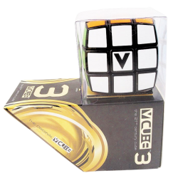 V-CUBE 3x3 Pillowed Cube Black → MasterCubeStore