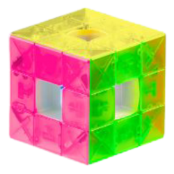 QiYi Void 3x3 Magnetic Speed Cube Colored Transpar → MasterCubeStore