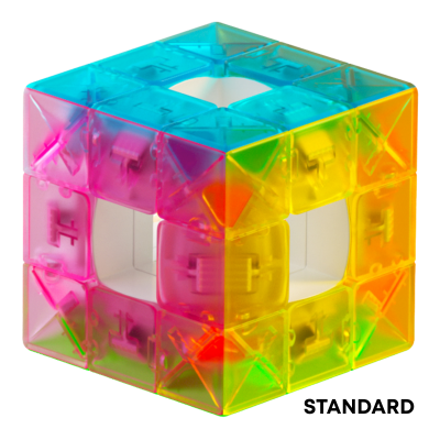 QiYi Void 3x3 Magnetic Speed Cube Colored Transpar → MasterCubeStore