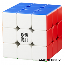 YJ YuLong V2 3x3 Magnetic Speed Cube UV Coated Sti → MasterCubeStore