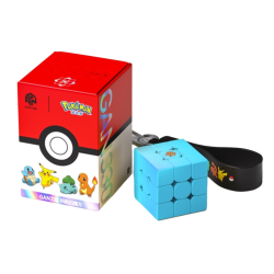 Pokémon Squirtle x GAN 330 Keychain 3x3 Cube Stick → MasterCubeStore