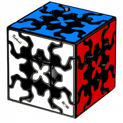 QiYi Gear Cube 3x3 Black