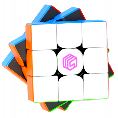 MsCube MS3-V1 M 3x3 (Enhanced) Stickerless (Black Core)