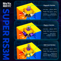 MoYu Super RS3 M MagLev Ball-Core 3x3 Stickerless