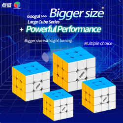 DianSheng Googol 9CM 3x3 M Stickerless → MasterCubeStore