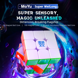 MoYu Super WeiLong 3x3 Maglev 20-Magnet Core Stickerless UV Coated → MasterCubeStore