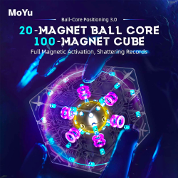 MoYu Super WeiLong 3x3 Maglev 20-Magnet Core Stickerless UV Coated → MasterCubeStore