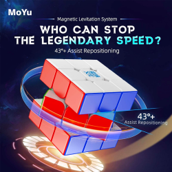 MoYu Super WeiLong 3x3 Maglev 20-Magnet Core Stickerless UV Coated → MasterCubeStore