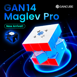 GAN 14 PRO MagLev 3x3 Stickerless Frosted → MasterCubeStore