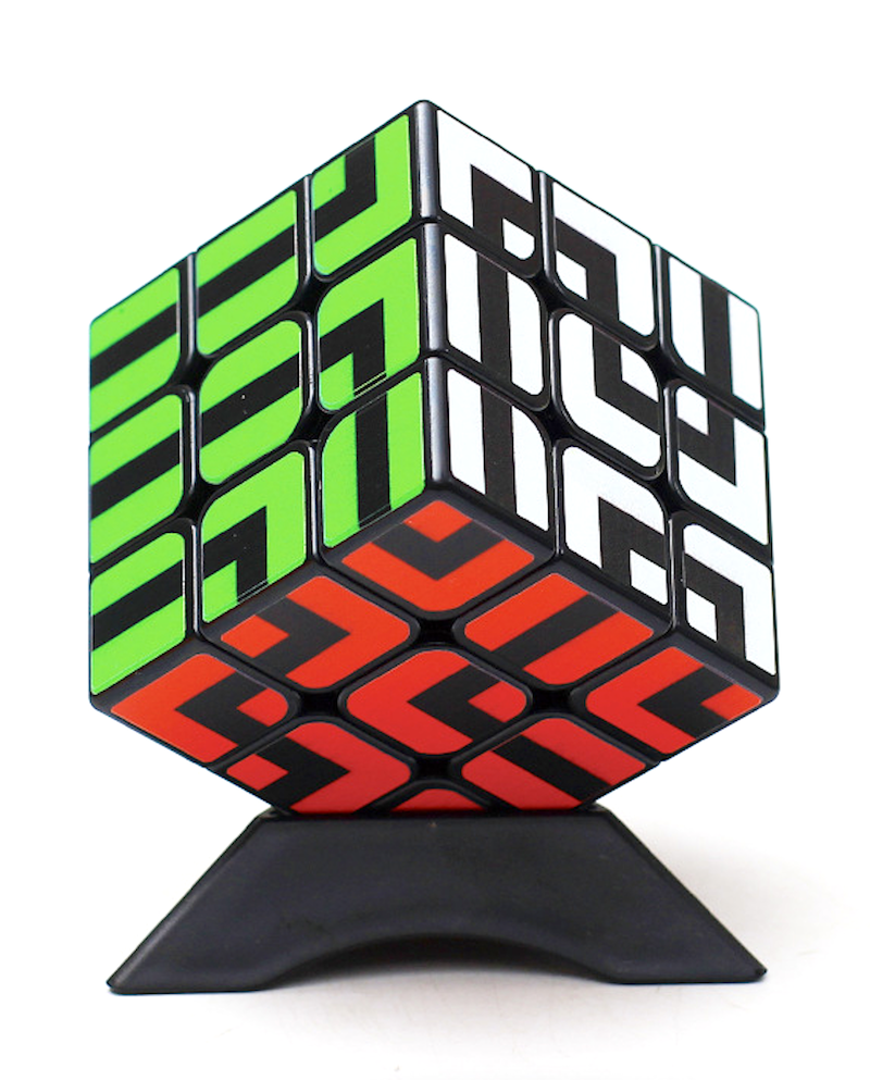 Z-Cube 3x3x3 Maze Labyrinth Speed Magic Cube Twist Puzzle Fancy Toys Black Gifts 